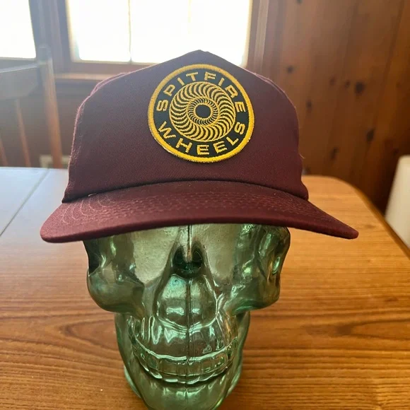 Spitfire Wheels Reddish Brown Cap - Picture 2 of 3